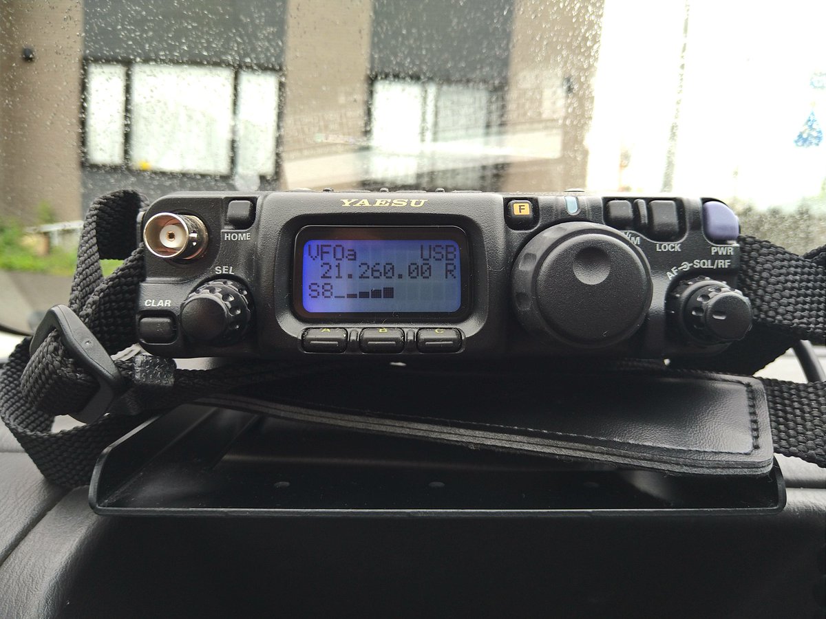 shigesan1975jp's tweet photo. 本日、21MHzで #QRV 🎙️
ダイヤモンド #RHM10 、#MAT50 でアース、カーバッテリーの電源🎙️
#三条市 JA0N○○、#秦野市 JH1X○○、記念局 8J2SUSON/2 #裾野市 移動の計3局と #QSO 🤩
また、8コールに1コールを追加した #QSLカード も発送開始📮
各局の皆様、有難うございました🙇
#アマチュア無線 https://t.co/oAmCXs7soB