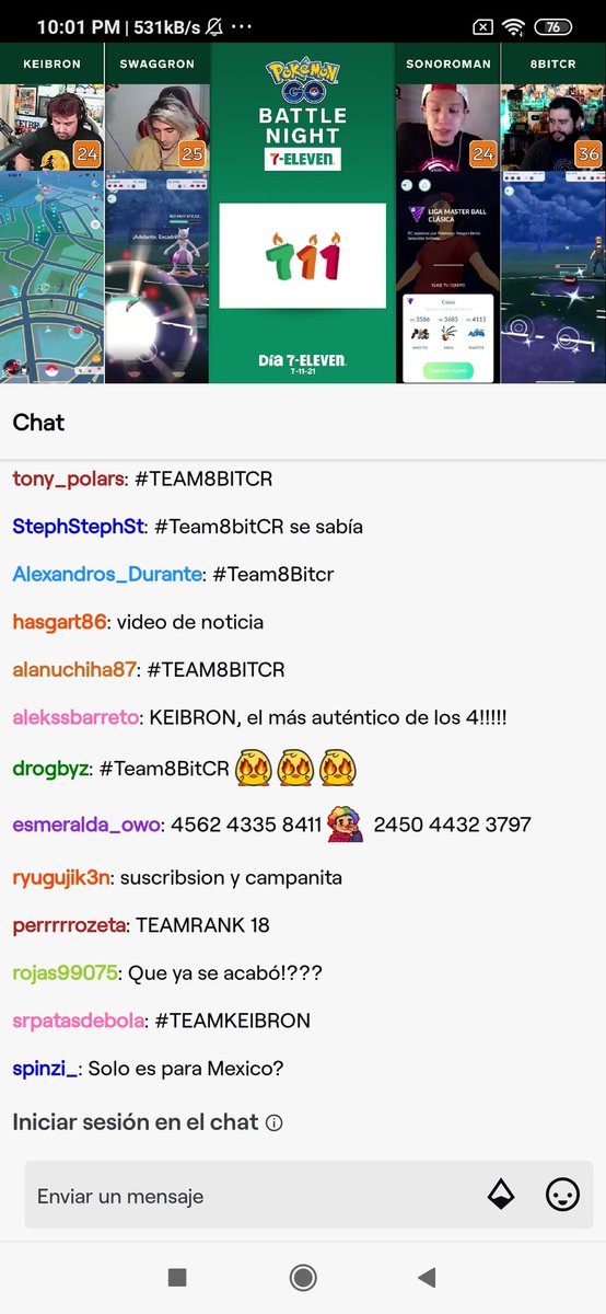 bejirama's tweet photo. #GOBattle711 @7ElevenGaming @7ElevenMexico 
Que arrastrada dio @8BitCR  😂 https://t.co/nQGRxlJoFA