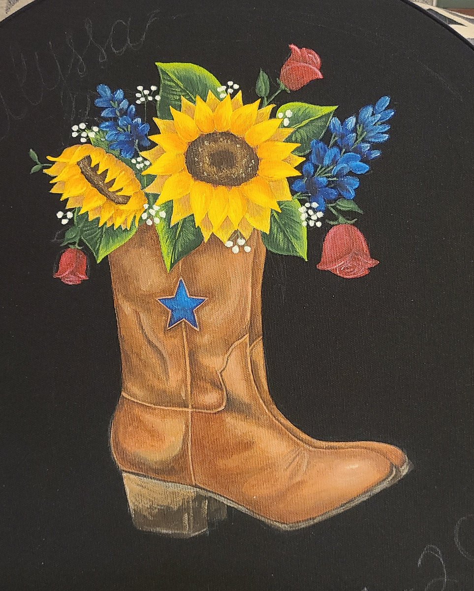 LoveLeyniArt's tweet photo. Sneak peek 3 of what's happening at @loveleyniart #ArtistOnTwitter #artwork #artist #DallasCowboys #Flowers #iarted https://t.co/GdLxRQJh2J