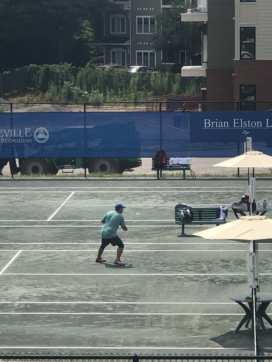 davehartsock's tweet photo. @brianelstonlaw @ashevilletennis open doubles champs! Always fun at city open! https://t.co/5HMrC5Nf43