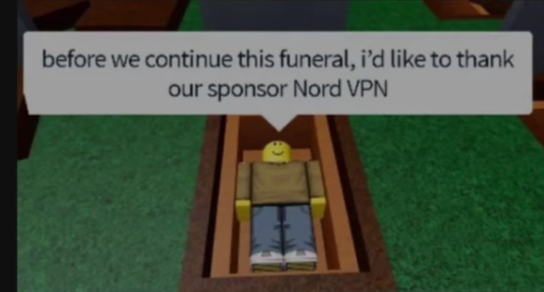 TikTok @cabio_ roblox memes that cure depression part 2 before we nue this  funeral, like to thanks our sponsor Nord VPN - iFunny Brazil