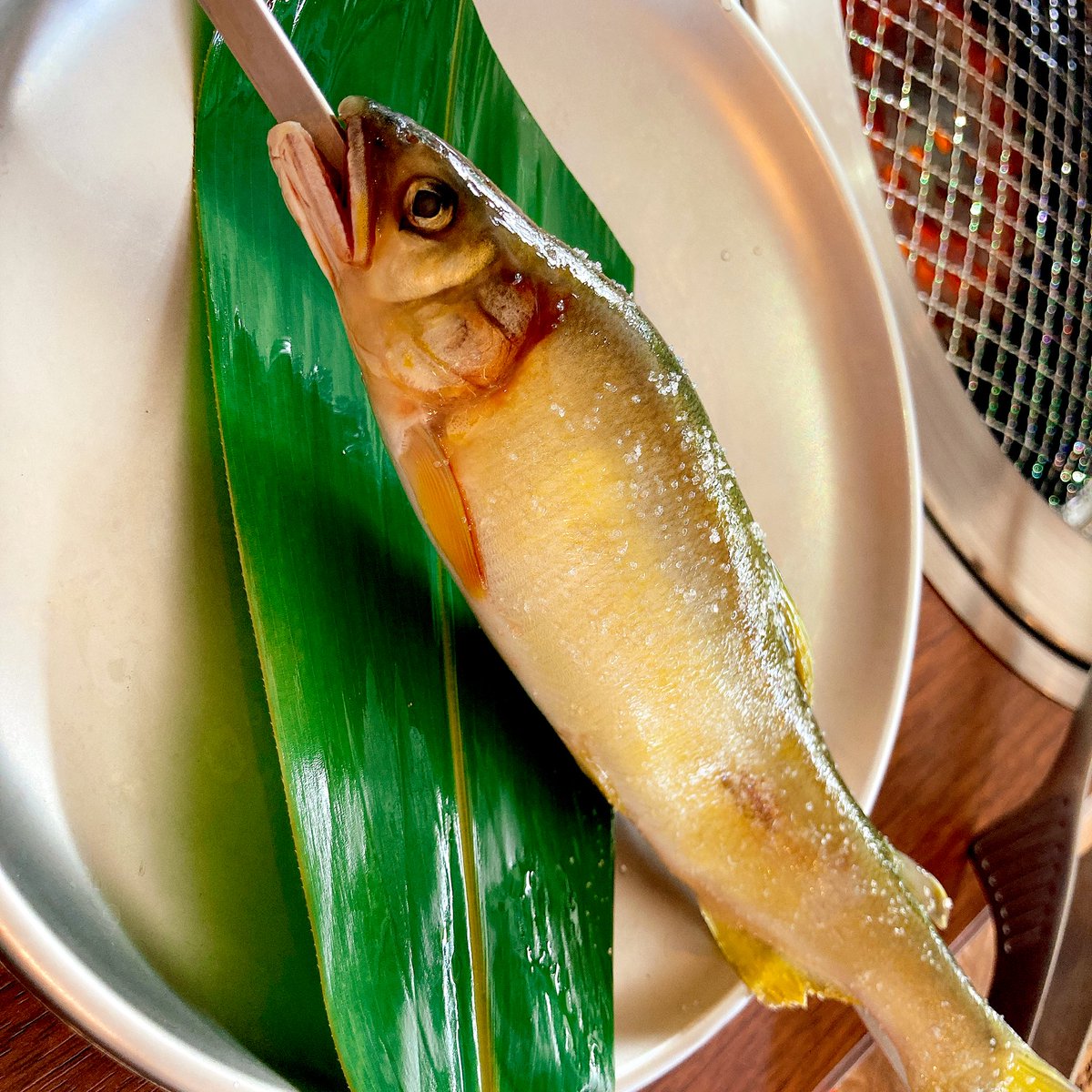 鮎の塩焼き Yu Koのイラスト