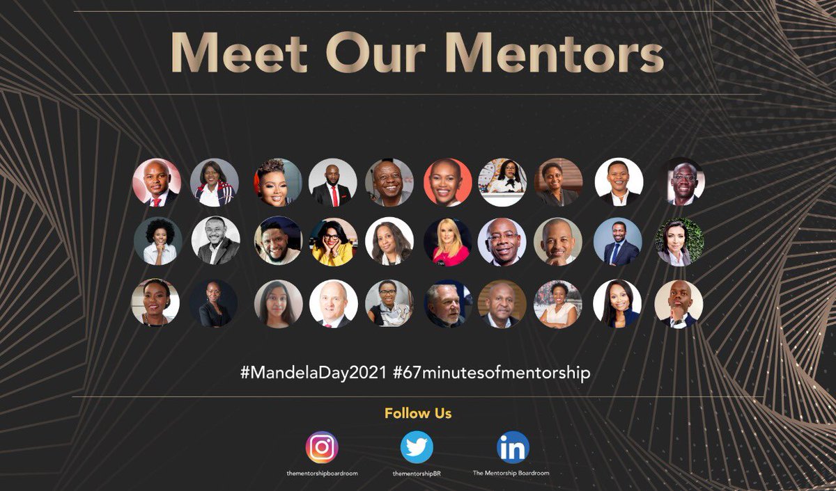 The Mentorship Boardroom presents the Mandela Day 67 Minutes Mentors Mentees ... Awesome initiative <a href="/Yolandacuba/">Yolanda Cuba🌍</a> Am honored to be part of it. #TheMentorshipBoardroom #67minutesofmentorship #67minutesformandela #MandelaDay