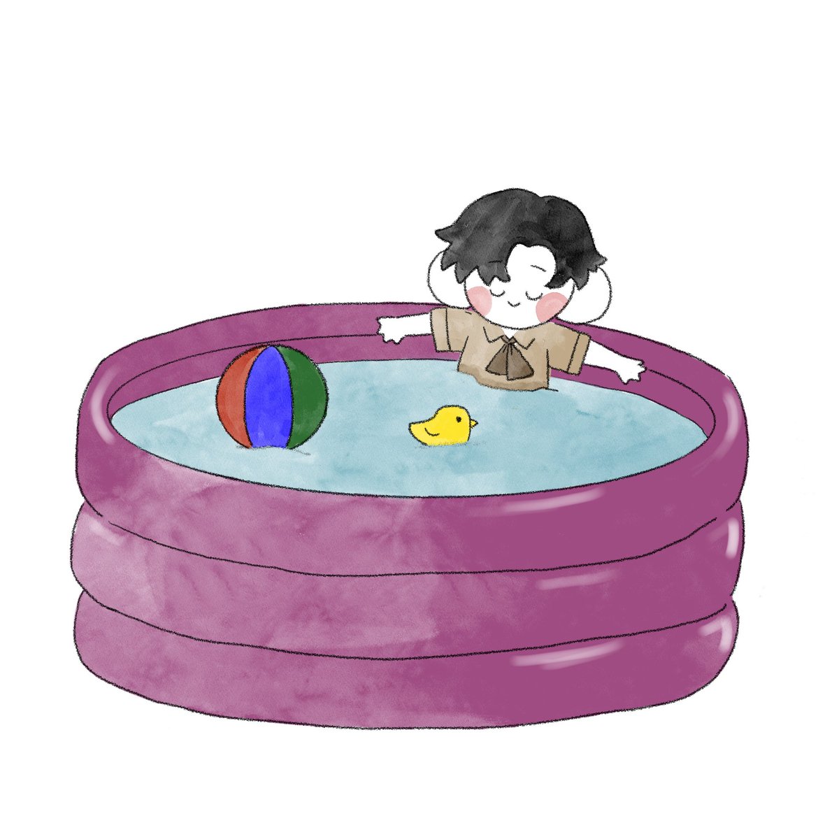 K_vVvVv_K's tweet photo. 용아 덥지만...물놀이 하러와... 보고시퍼... https://t.co/zg0IznryTM
