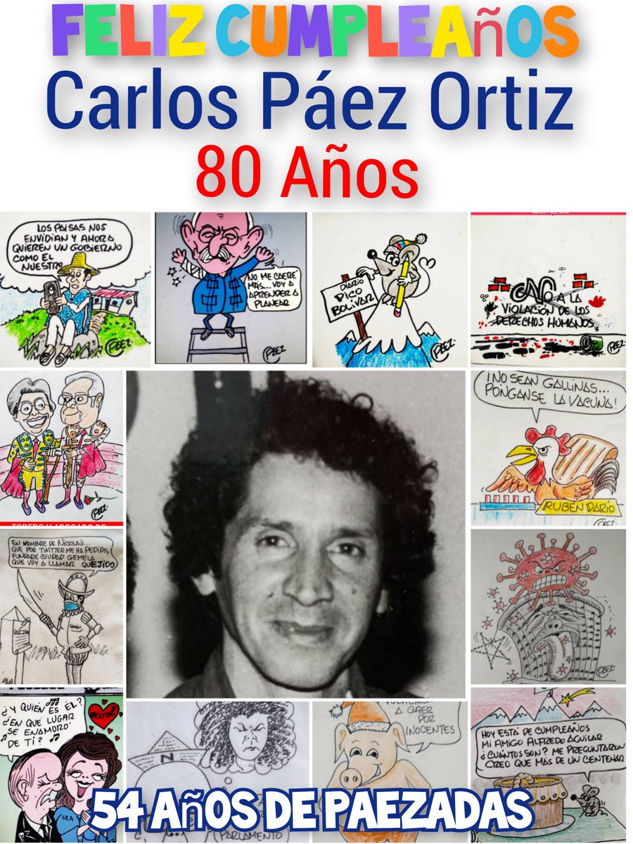germandjc's tweet photo. CARLOS PÁEZ ORTIZ 80 AÑOS Y 54 DE PERIODISTA
https://t.co/HxGE1NirQD https://t.co/KEWjyF3J37