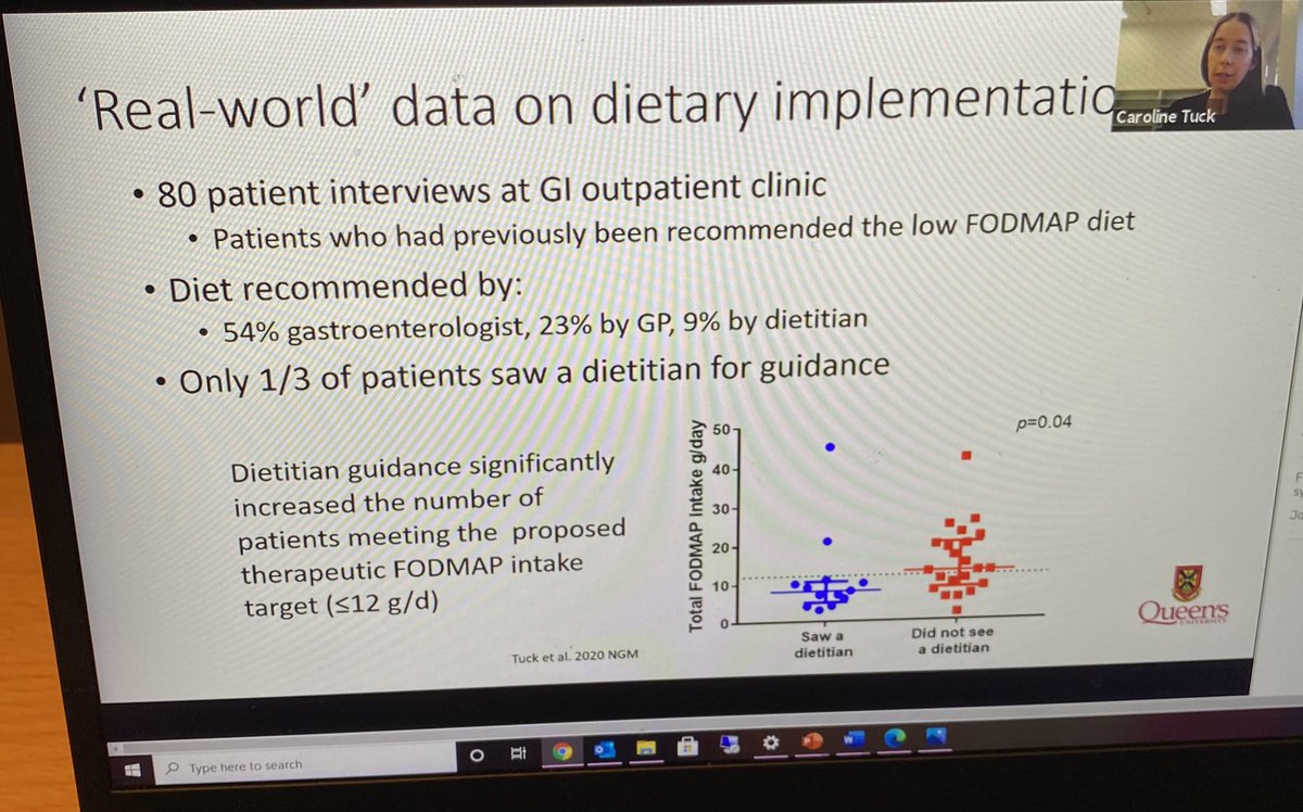 Getting a Dietitian involved in your Low FODMAP diet can improve your outcomes. #DA2021