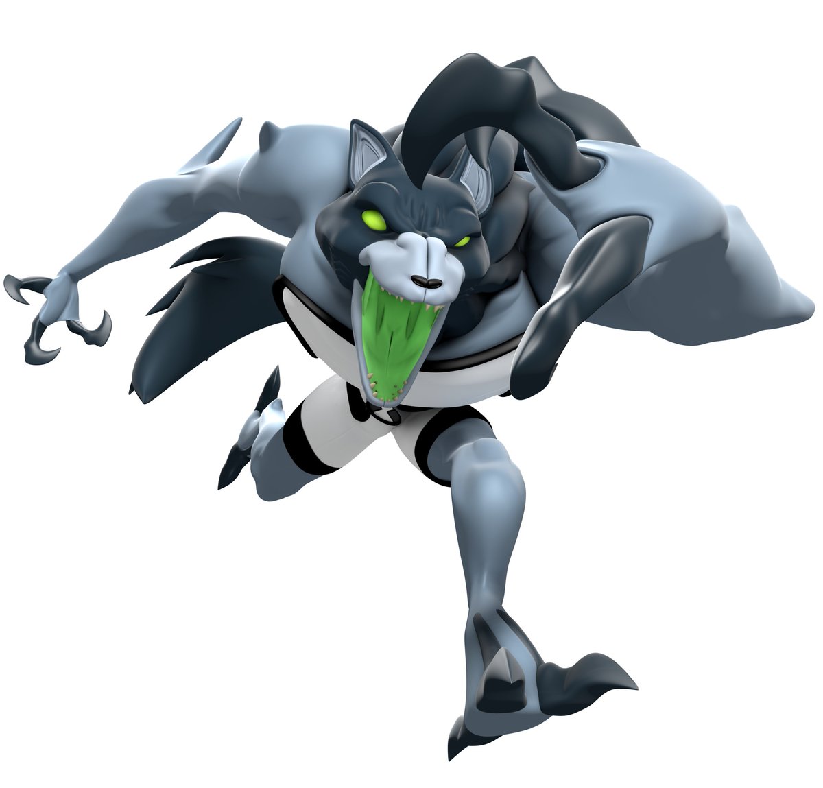 Nathanzicaofici's tweet photo. LOBINHO BENIO 3dzão. Esse modelo foi feito para outro projeto de ben 10, chamado Ben 10: SOTU, feito pelo Alou. E sim, vou usar no projeto do muskito também 👍
#ben10 https://t.co/HiS71n9eDB