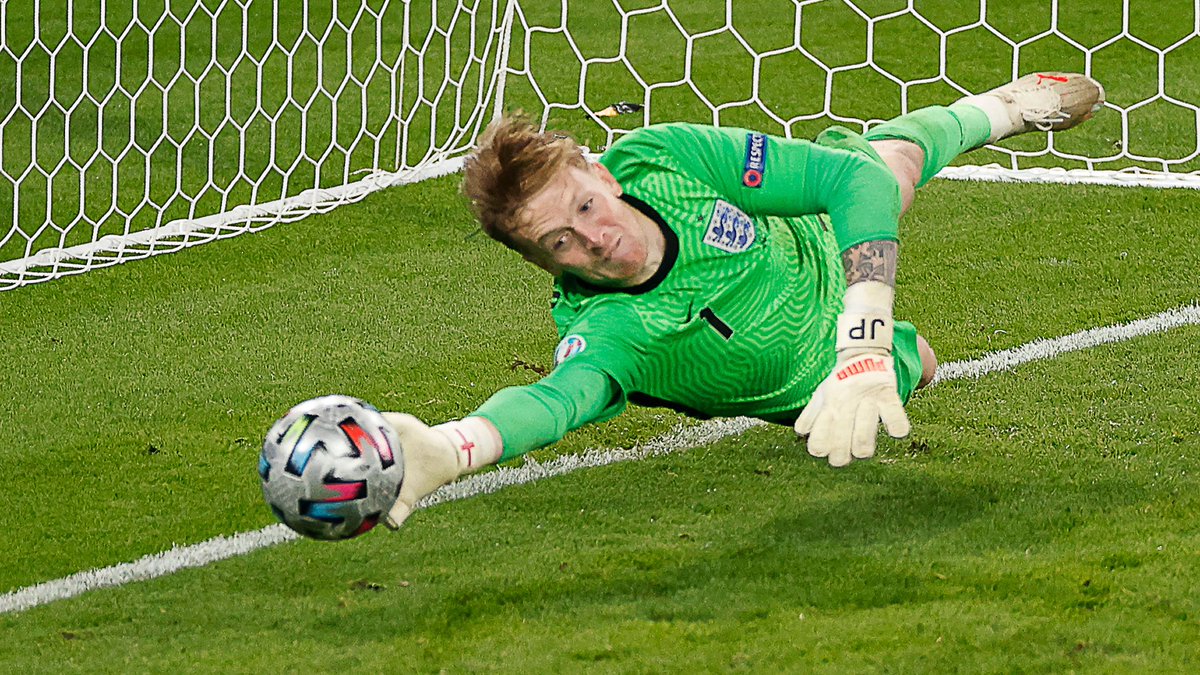 It might end up forgotten, but Jordan Pickford brilliantly stopped Andrea Belotti and Jorginho last night in England's shootout defeat 💪🏴󠁧󠁢󠁥󠁮󠁧󠁿