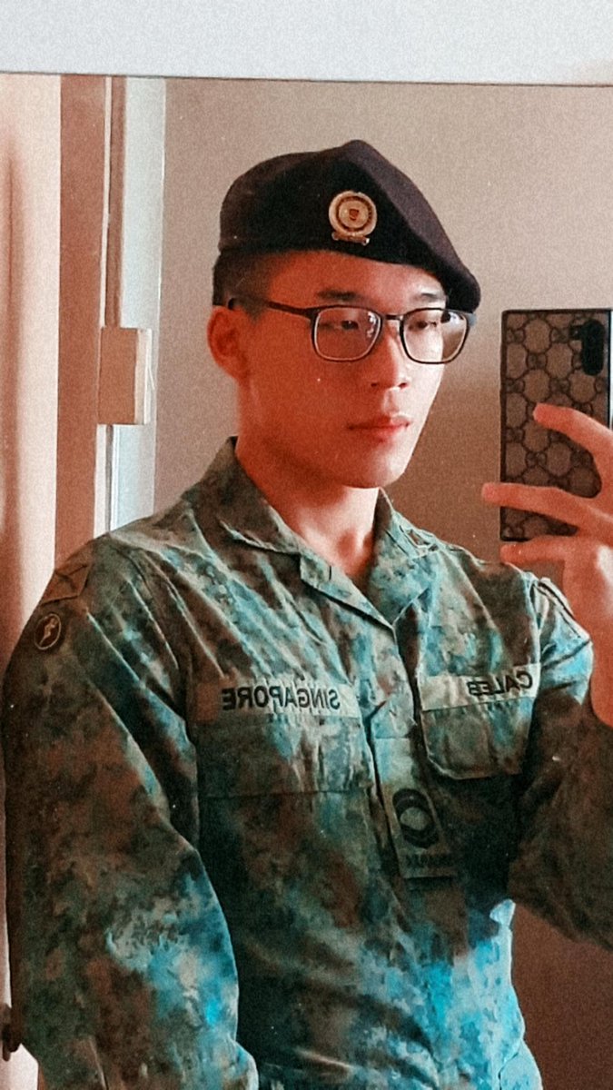 soosheeboy's tweet photo. How I wish I could look in uniform vs how I actually have to look (w specs) https://t.co/pLPf2QdJjT