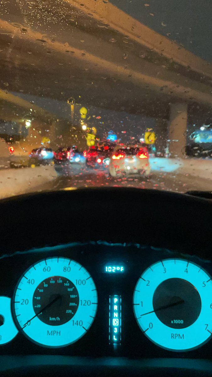RyanCaviola's tweet photo. You know when it’s raining but still 102 outside at 10pm? #Vegas https://t.co/y03dnQfEb9