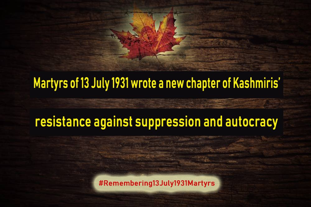 IdddSw's tweet photo. #KashmirMartyrsDay https://t.co/fPZIxpGHrS