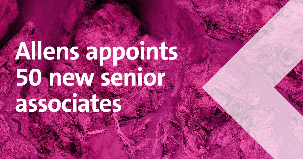 We've appointed 50 new senior associates, spanning all of our practice groups and Australian offices: bit.ly/3wyuT1K