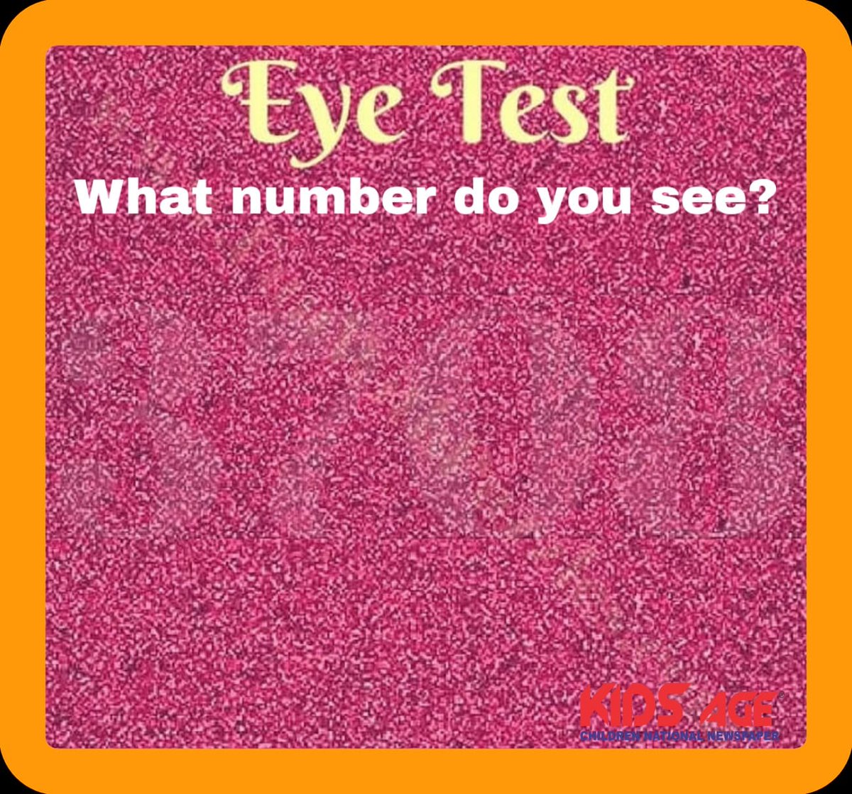 𝐖𝐡𝐚𝐭'𝐬 𝐭𝐡𝐞 𝐧𝐮𝐦𝐛𝐞𝐫?

#eyetest #opticalillusion #eyesight #number #EyeRiddle #puzzle