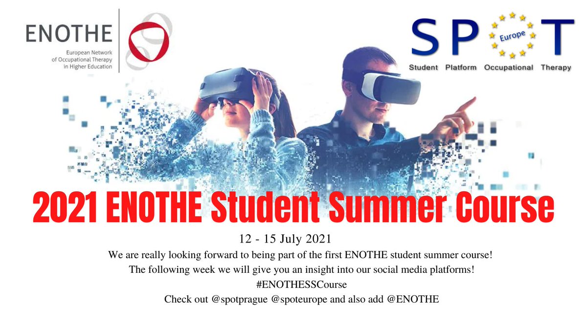 SPOTeurope's tweet photo. We are really looking forward to being part of the first ENOTHE student summer course! 
The following week we will give you an insight into our social media platforms. 
Follow #ENOTHESSCourse, @PragueSpot &amp; @SPOTeurope 
For more info: https://t.co/tVFpzEd3vB https://t.co/p9JyGRThfs