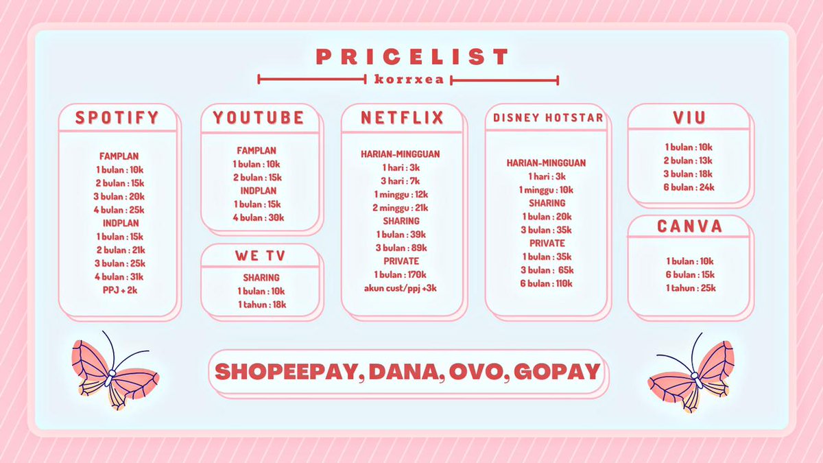 HAI , DI <a href="/korrxea/">lyci</a> ADA APP PREMIUM MURAH !🍿
🎯 Spotify
🎯 Netflix
🎯 Disney+ 
🎯 Youtube
🎯 Viu
🎯 Canva
🎯 Wetv

🥤 Trusted 100%, Legal, Bergaransi 
🥤Proses cepat
💌 DM <a href="/korrxea/">lyci</a> / WA tinyurl.com/WA-cici
💌 Testi cek tinyurl.com/testi-cici