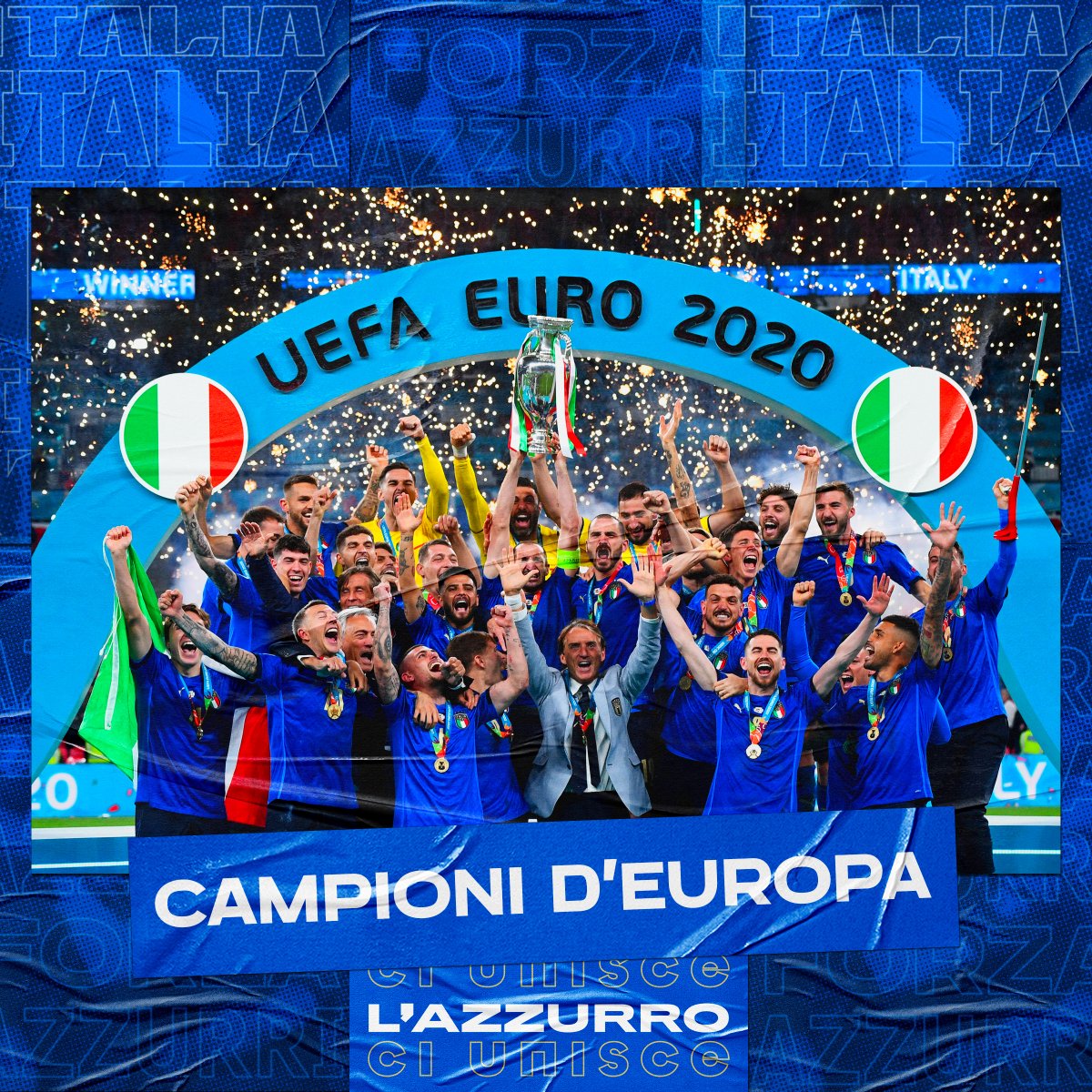 ☕️🌞 𝐁𝐮𝐨𝐧𝐠𝐢𝐨𝐫𝐧𝐨 𝐚 𝐧𝐨𝐢 𝐂𝐚𝐦𝐩𝐢𝐨𝐧𝐢 𝐝'𝐄𝐮𝐫𝐨𝐩𝐚!!! 🏆🇮🇹🤩

#RinascimentoAzzurro #Campioni