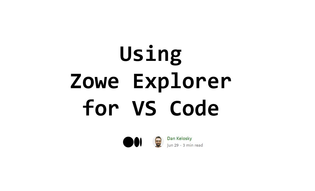 davidmcnierney's tweet photo. When using Zowe Explorer (35k d/ls BTW!), incorporate the Zowe CLI for seamless mainframe workflows and faster DevOps adoption.

Broadcom's Dan Kelosky explains:
https://t.co/nrRHg9K0LW

#zowe #mainframe #devops #vscode #ibmz https://t.co/s6Cln4wOxM