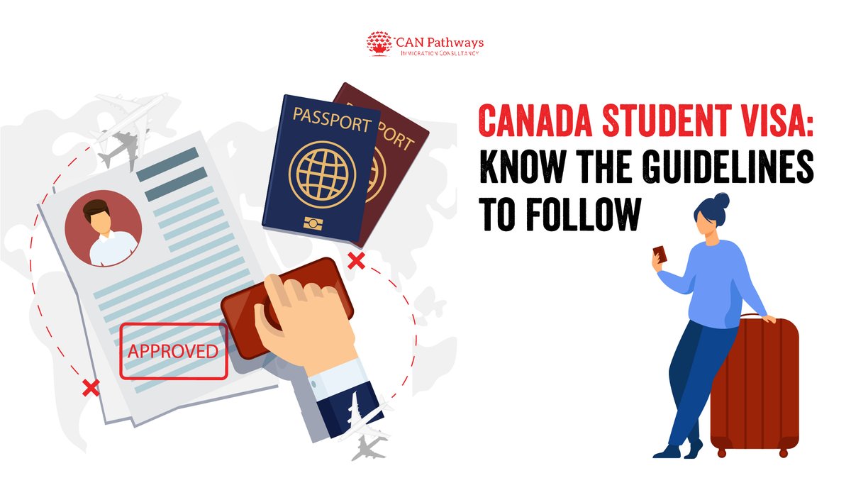 PathwaysCan's tweet image. Let’s Know The Canada Student Visa Guidelines To Follow

bit.ly/2T3RRAa
#canpathways #canadaimmigration #canadaimmigrationconsultancy #Canada