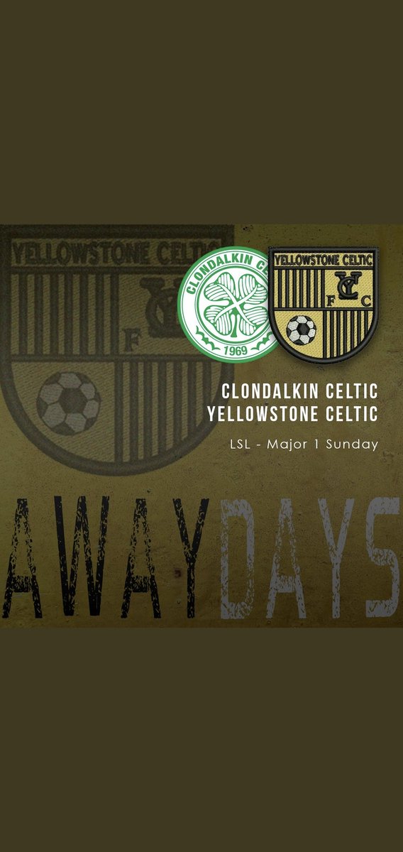 Yellowstone Celtic FC (@yellowstonefc) on Twitter photo 🔥😉thanks to the boys <a href="/graphics_51/">Graphics 51</a> much appreciated...were on the road this week in our 2nd league game..
🏟 coldcut
🕝 7pm k.o
⚽️⚽️⚽️🤌 🔥😉thanks to the boys <a href="/graphics_51/">Graphics 51</a> much appreciated...were on the road this week in our 2nd league game..
🏟 coldcut
🕝 7pm k.o
⚽️⚽️⚽️🤌