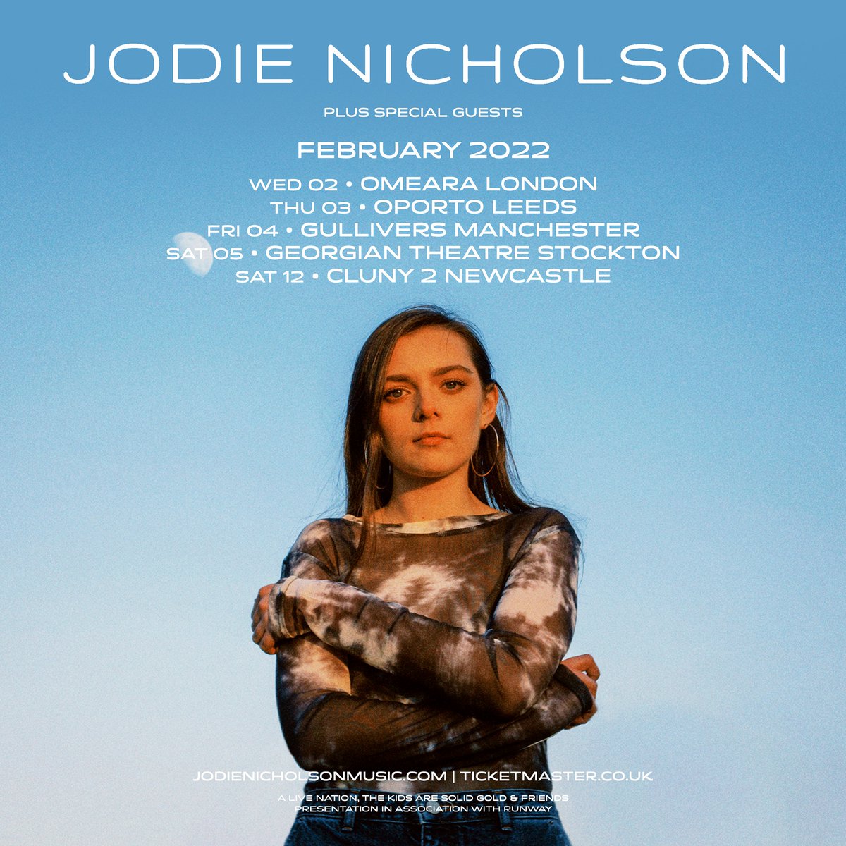 Thrilled to have Jodie Nicholson's first UK tour on sale this Wednesday.