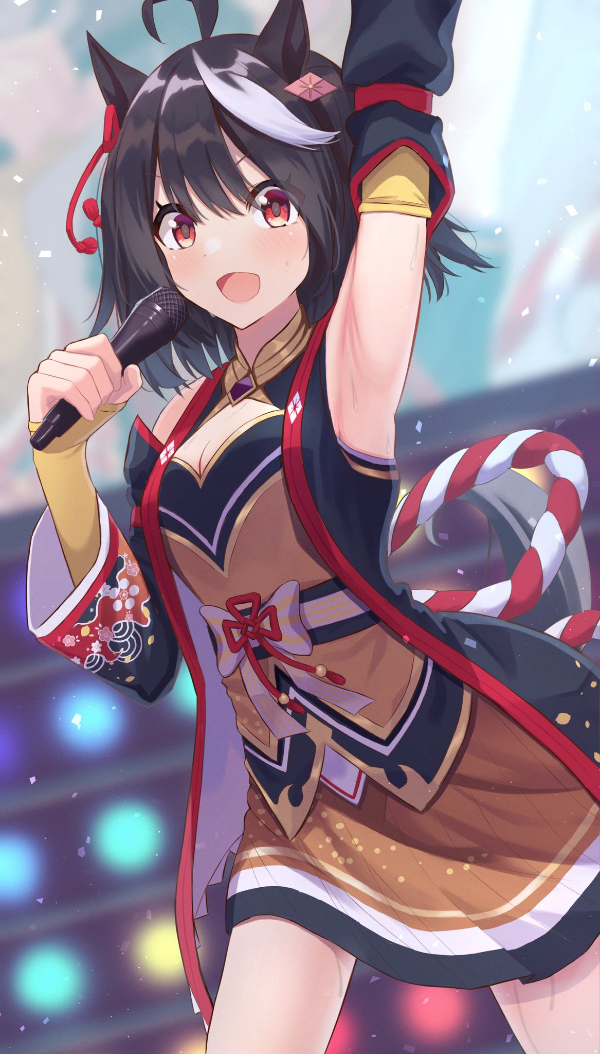 ウマ娘 ライブ中のキタサンブラック イラスト ウマ娘うまぴょいまとめ