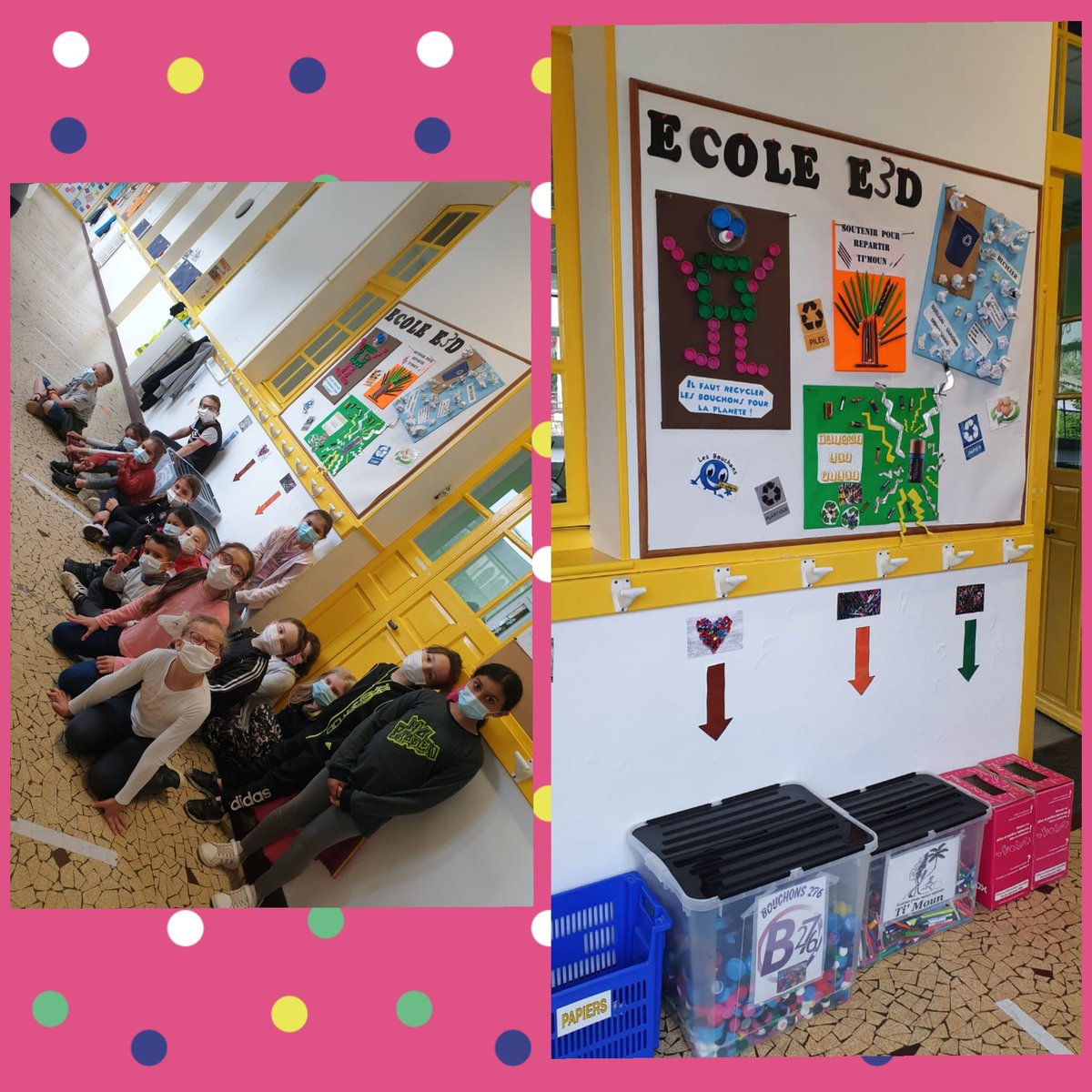 #EcoleOuverte autour du recyclage et du tri de déchets

Préparation d'affichages pour la rentree pour une meilleure identification  des lieux #E3D

#VacancesApprenantes