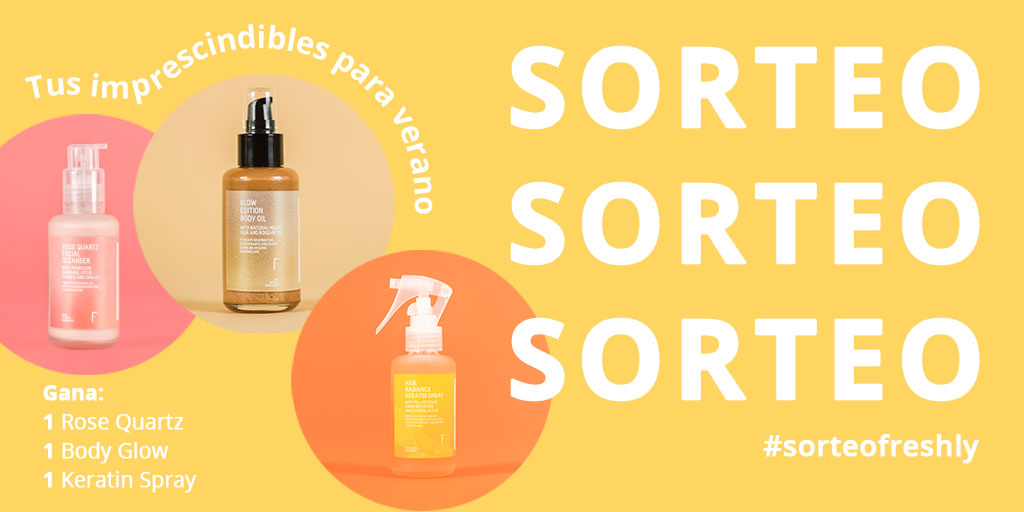 ¡SORTEO! #SorteoFreshly💥 ¿Quieres conseguir los imprescindibles de verano? 🌞 ¡Muy sencillo! 👇 

1️⃣ Síguenos en TW <a href="/freshlyco/">Freshly Cosmetics</a> 
2️⃣ RT a este tweet

📅 Finaliza mañana, 16 de julio a las 12h del mediodía. 🔥 Habrá 1 GANADOR que se anunciará en un tweet. ¡Mucha suerte! 🍀