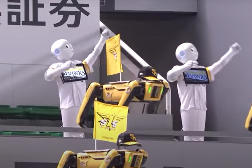 xataka's tweet photo. Los robots Pepper y Spot tienen nuevo trabajo: harán de público en los Juegos Olímpicos de Tokio ante las restricciones por coronavirus https://t.co/wNmirJKdPm https://t.co/HypF4sLug6