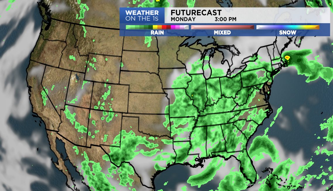 HeatherTvWx's tweet photo. ☔️ East

☀️ West 

A telling scenario where we have plenty of rain and those who really need it are going without this week. https://t.co/pInaIX9nNL