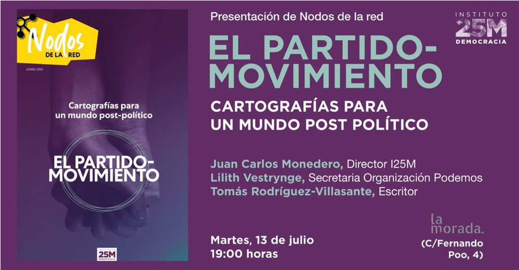 MonederoJC's tweet photo. Se están asesinando líderes sociales en Colombia. Pero el problema es Cuba. Salvo Israel y EEUU todo el planeta ha condenado el bloqueo a Cuba. Pero los malos son los comunistas. ¿Cómo tiene que ser un partido de izquierdas en el siglo XXI? Lo vamos a discutir en el @Instituto25M https://t.co/PuyI6fMJ6i