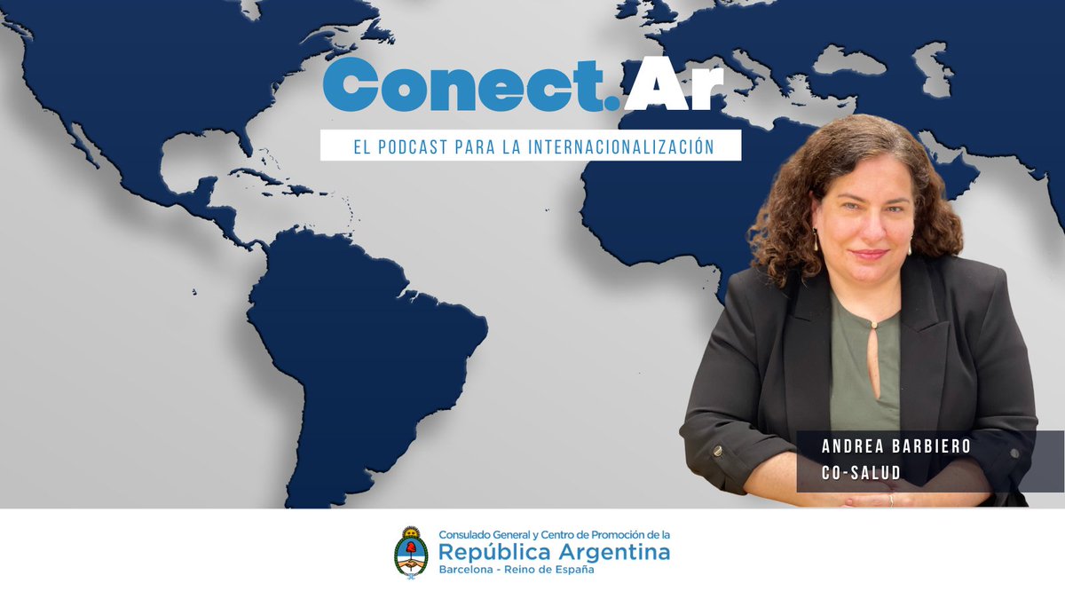 Mañana en #Conect.Ar 🇦🇷 ✨ te presentamos a Andrea Barbiero CEO de @_Cosalud 
Podés escuchar #Conect.Ar en la App que prefieras para tus podcasts. 
Producido por @soundbrandingboutique 🧬, host @romihakim_ #podcast #conectar #internacionalizacion #emprendedoresargentinos