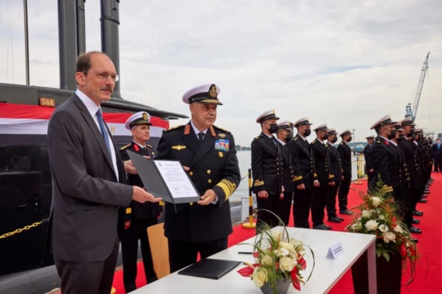 DefenseMirror's tweet image. .@thyssenkrupp @thyssenkrupp_en #Type209 #submarine #Egypt:: Thyssenkrupp Hands over Fourth Submarine to Egyptian Navy defenseworld.net/news/30003/Thy…