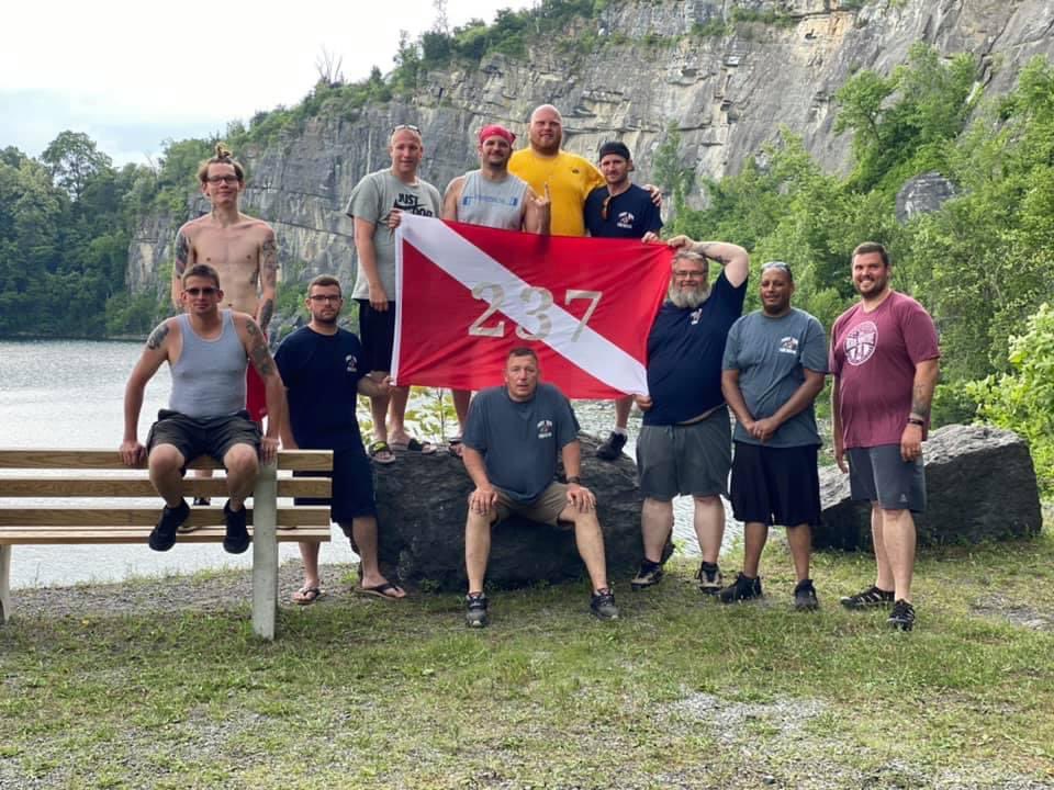 Station237's tweet photo. Introducing Dive 237: 15 members have completed all required open water and advanced dive training. 
#rescuedivers https://t.co/ayozay77dc