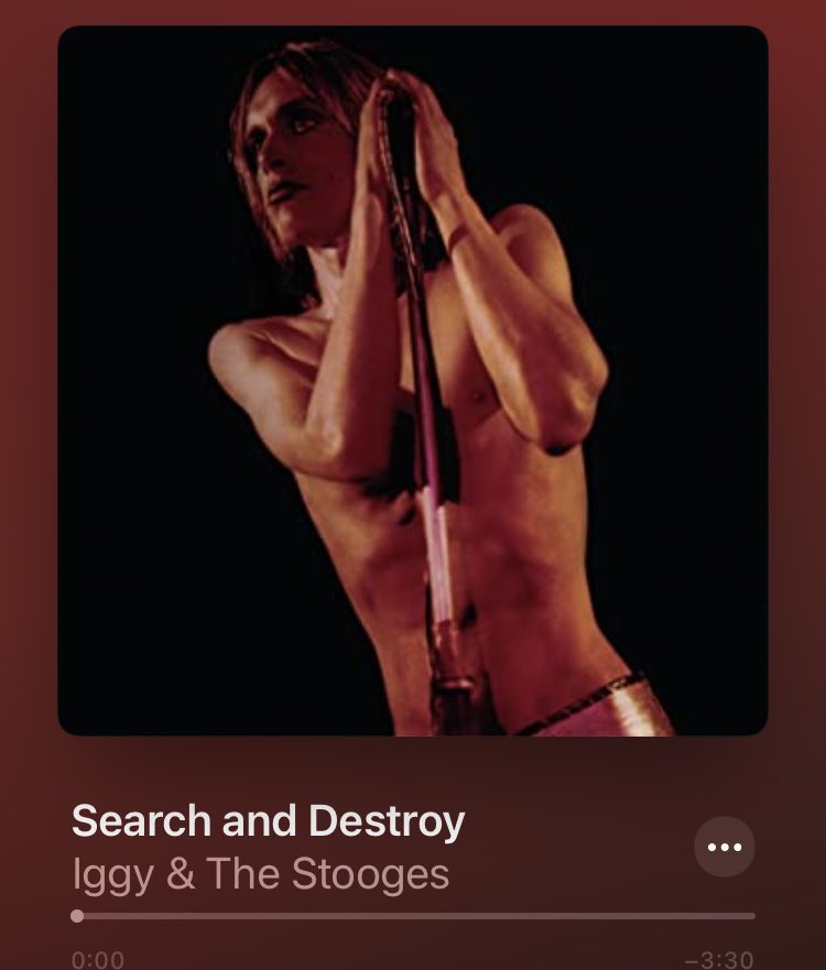 #NowPlaying 
#IggyandTheStooges
#RawPower

Search&Destroy 
youtu.be/PPDeTf7qE00