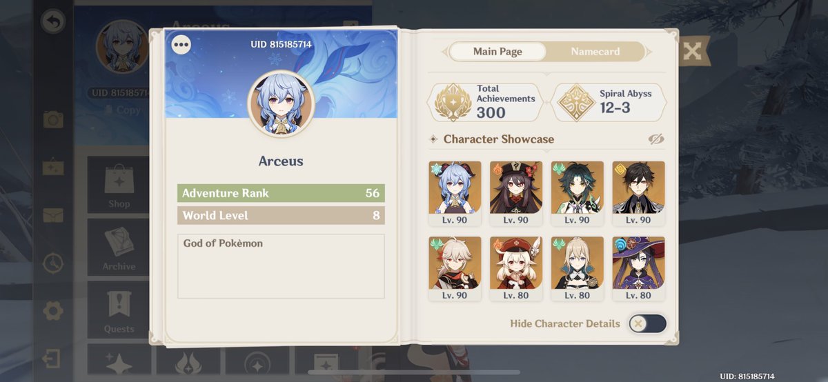 robertdebarbo's tweet photo. 300 achievements unlocked. 😄#GenshinImpact https://t.co/6k6KhT6YWm