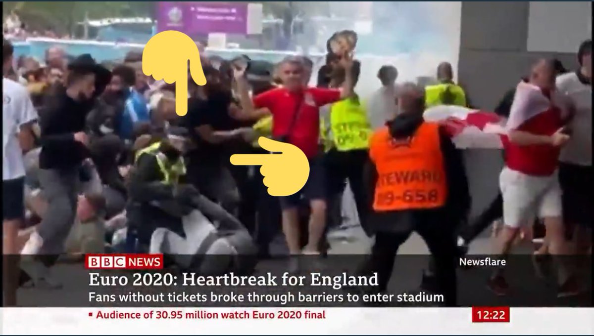 <a href="/BBCNews/">BBC News (UK)</a> Watch this security/police man in video, he literally grabbed this person, threw him on flror and started to punch him ruthlessly good few times … is he allowed to use force this way? 
<a href="/metpoliceuk/">Metropolitan Police</a>