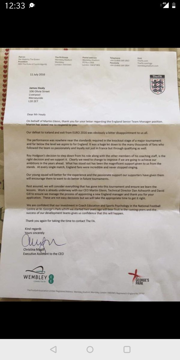 hogzahealy's tweet photo. 5 years ago yesterday if the @England @FootballAssoc would have made the correct decision, in appointing me as manager we would have been victorious at Wembley https://t.co/ND8GRWJWr6