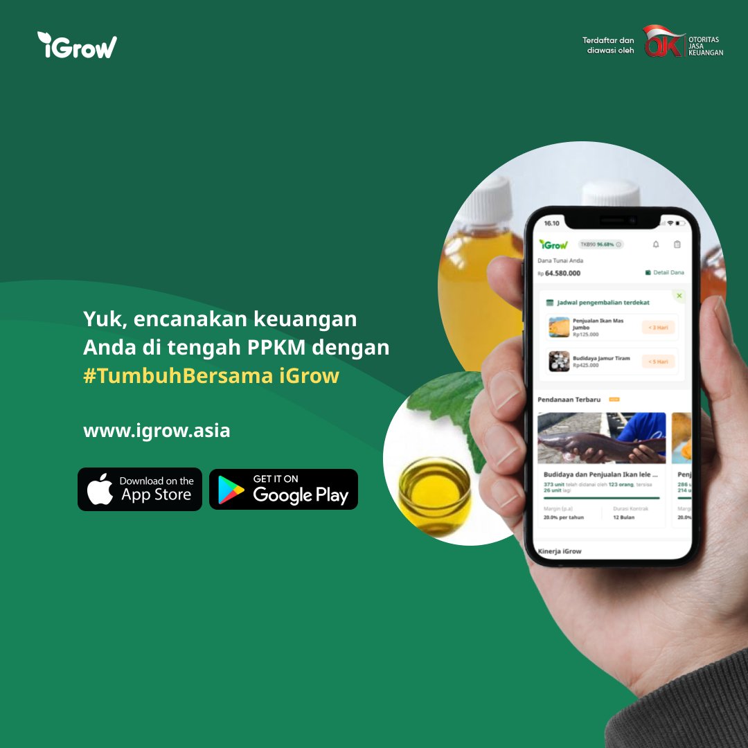 Growers, kita harus jaga kondisi keuangan kita di tengah PPKM darurat nih. Salah satunya kita harus berhati-hati dengan pengeluaran yang tidak terencana. Yuk simak selengkapnya disini

#TumbuhBersama #p2plending #PPKMDarurat #financialplaning