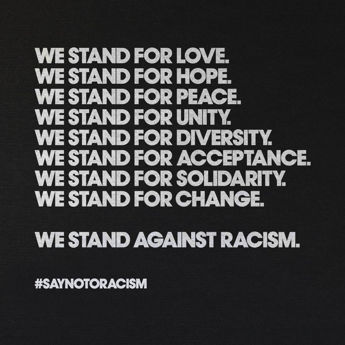 This. Always... 100 times over. ☝️

#SayNoToRacism