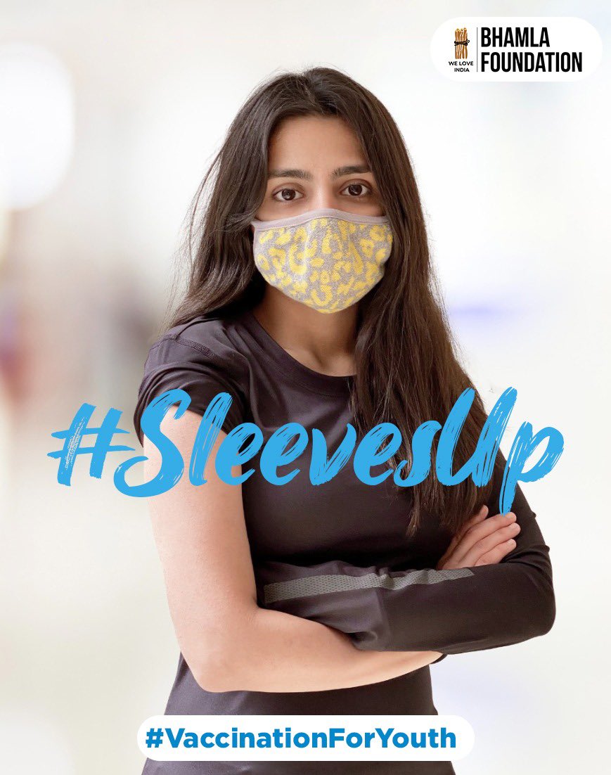 VOTERS_POWER's tweet photo. Thank you @Asifbhamlaa @SaherABhamla @bhamlafoundation for vaccination jabs, for the youth on 13th & 14th July 2021, 10am onwards at Peace Heaven Bandra.
SLEEVES UP!!
#VaccinationFor18Plus 𝐓𝐡𝐞 𝐘𝐨𝐮𝐭𝐡. https://t.co/EJrfiyzUZ0