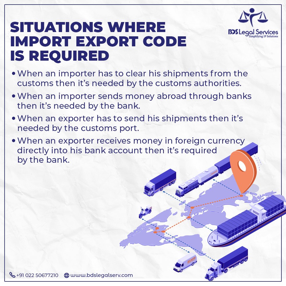 bdslegalserv's tweet photo. IEC (Import Export Code) is required by anyone who is looking to kick-start his/her import/export business in the country. It is issued by the #DGFT (Director General of Foreign Trade).
#IEC #Import #Export #ImportExport #ImportExportCode #ImportBusiness #ExportBusiness #BDSLegal https://t.co/o1p807cywu