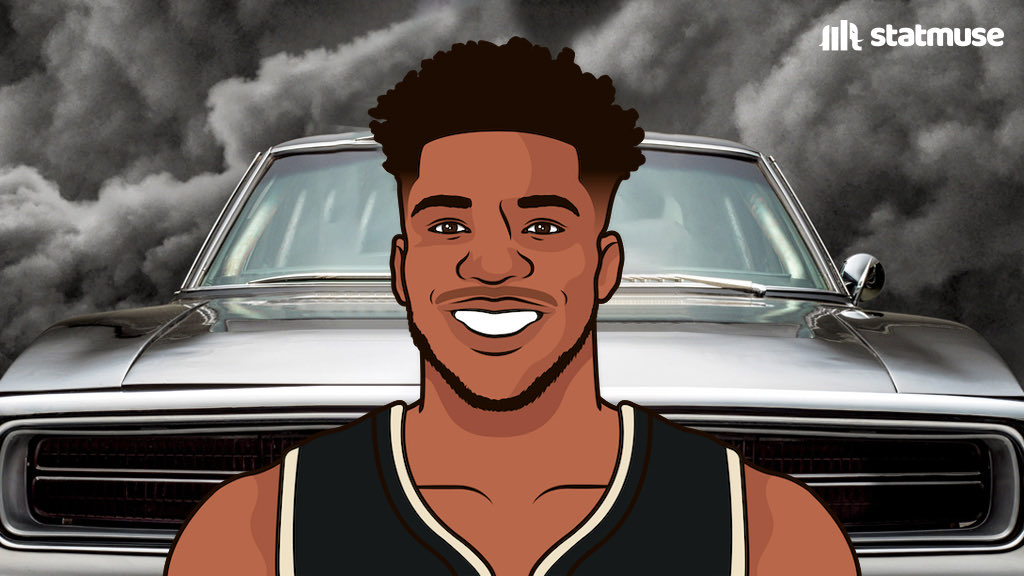 Cartoons serve <a href="/NBA/">NBA</a> brand
<a href="/Giannis_An34/">Giannis Antetokounmpo</a> 
cartoon credit:: <a href="/statmuse/">StatMuse</a> <a href="/mgpolitis/">Maurice Politis</a>