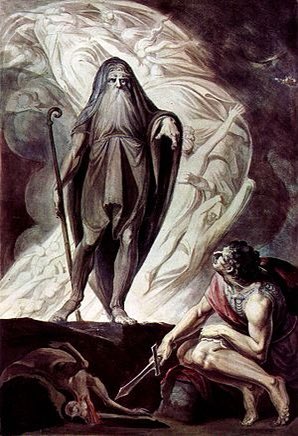 Michael_Lambda's tweet photo. When Odysseus visits the Land of the Dead, Tiresias tells him that his death is “coming from the sea”  The son of Odysseus by the sorceress Circe killed unwittingly the hero with a spear that had been tipped with the point of a stingray thus fulfilling the prophecy. https://t.co/NkA15lbp71