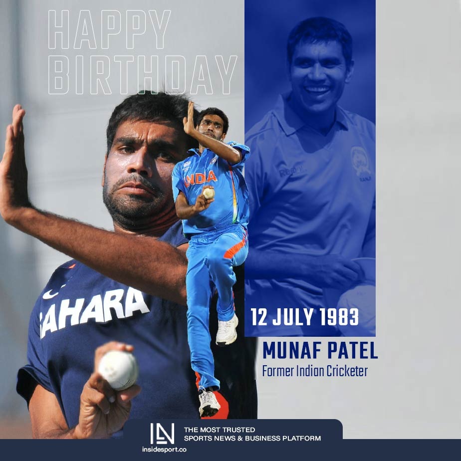 Happy Birthday to former Indian cricketer Munaf Patel    