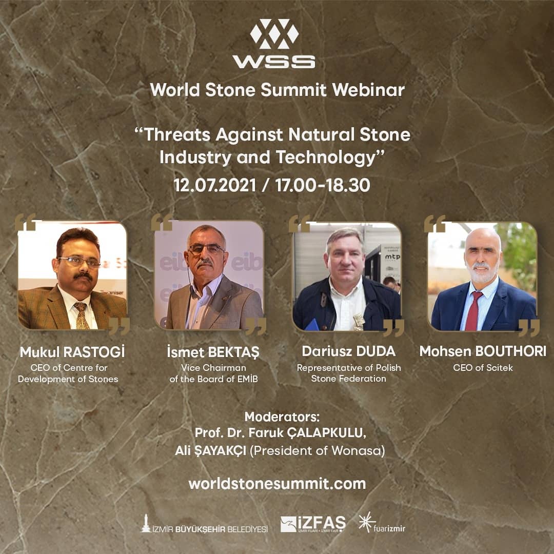 stone_summit's tweet photo. World stone associations meet at the World Stone Summit webinar. The second session of the webinar "Threats Against Natural Stone Industry and Technology" can be followed on July 12 at 17.00 on https://t.co/mmxLecQMSr https://t.co/ZkSTLED3VW