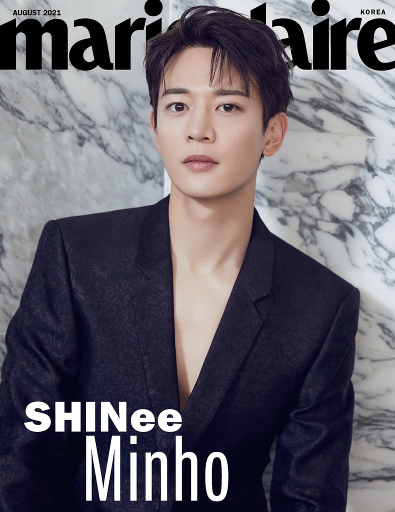marieclairekr's tweet photo. #제작비지원 마리끌레르 8월호 커버의 주인공은 샤이니(@SHINee)입니다. 태민 입대 전 온유, KEY, 그리고 민호가 함께한 커버입니다. 무빙 커버는 물론 추측 인터뷰, 스케치 영상도 있으니 기대해도 좋아요 샤월💎 https://t.co/dLVRsrOE80