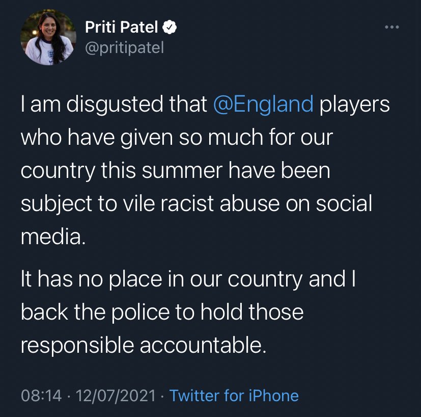 AyoCaesar's tweet image. When the England team were being booed for a gesture of anti-racist solidarity, these two refused to defend them.

They don’t have the credibility to condemn racism now after helping to legitimise it in the first place.