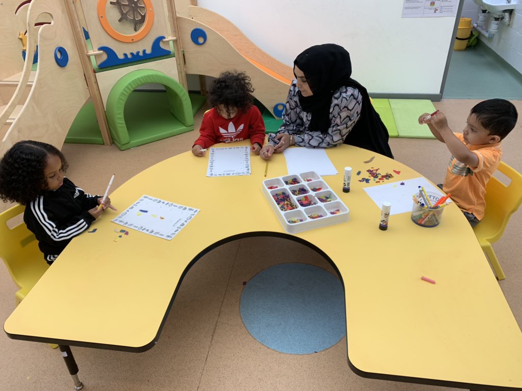 ElizabethSelby's tweet image. Making shopping lists. #seedlingclass #eyfs #2yearolds