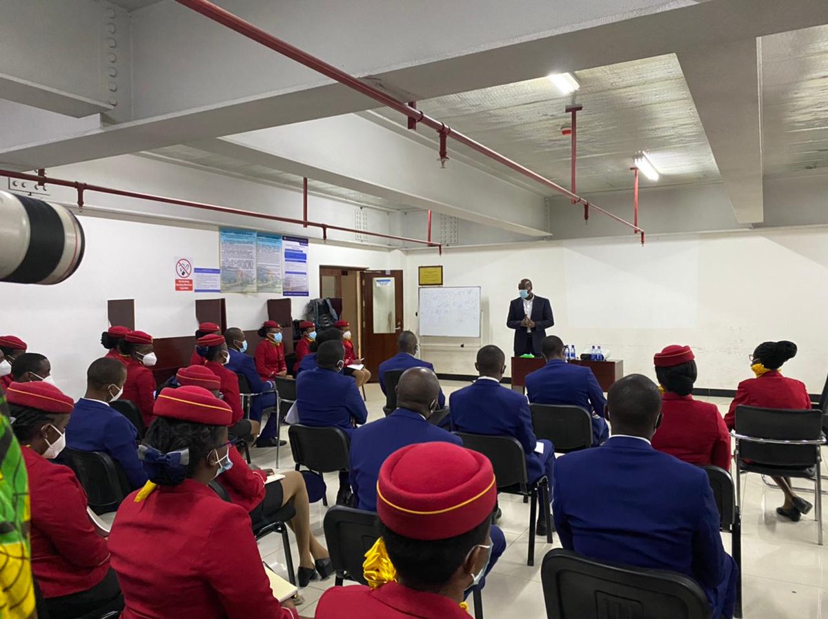 sgr_operation's tweet photo. Our passenger attendants are taking part in an ongoing customer service training sessions to boost customer satisfaction and maintain our excellent #customerservice provision. #customertraining #afristar https://t.co/tDe07swoEB