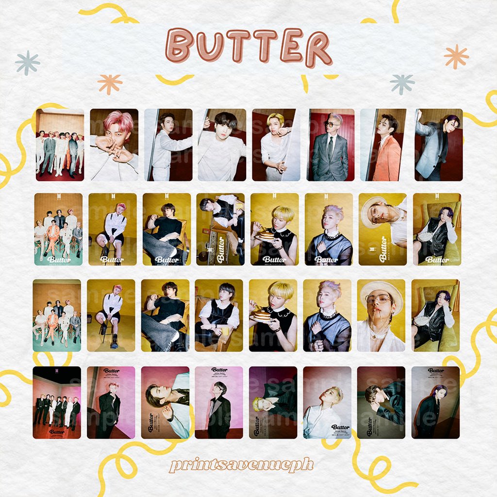 PrintsAvenuePH's tweet photo. BTS BUTTER Photocard Sets Restocked! ❤️✨

Order Now!!
🛒 : https://t.co/IN6CuwXP2h https://t.co/ETLJGmnTVD